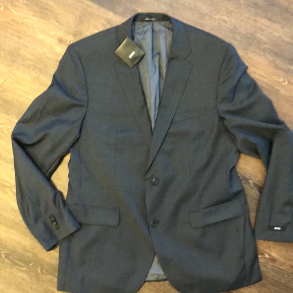 Hugo Boss NEW pin stripe suit jacket blazer 44R - Picture 2 of 8